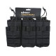 Triple Duo Mag Pouch (BK), The Triple Duo Mag Pouch is built for players who require increased magazine capacity without sacrificing organisation or accessibility
